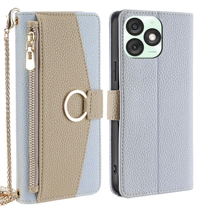 Crossbody Litchi Texture Leather Phone Case, For itel City 200 4G, For itel A100C 4G, For itel A90 4G, For itel A50 4G, For itel RS4 4G, For itel S24 4G, For itel P55+ 4G