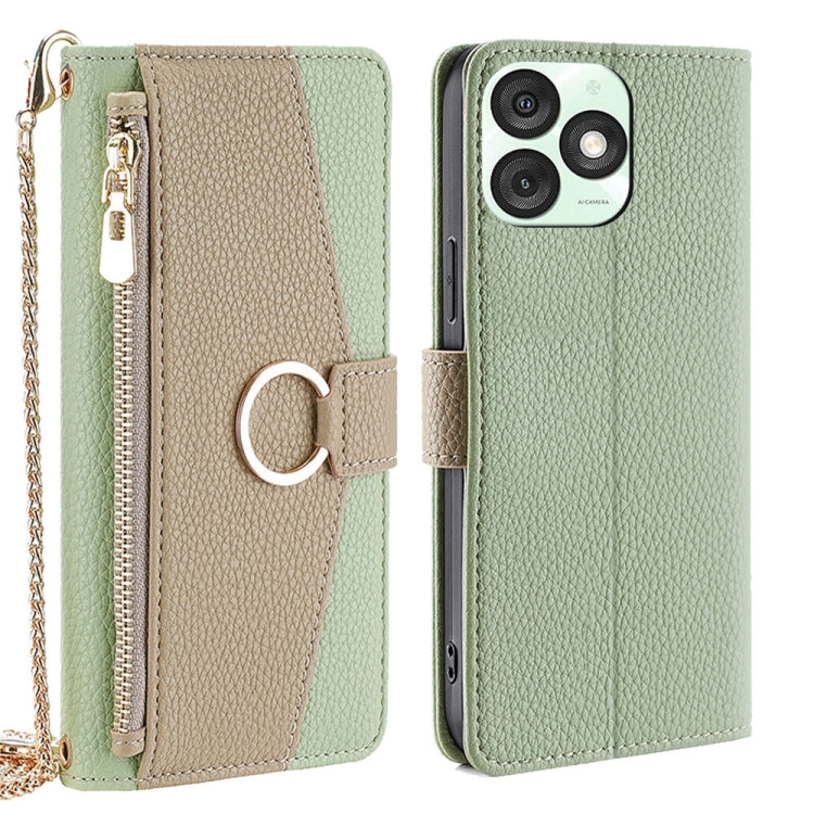 Crossbody Litchi Texture Leather Phone Case, For itel City 200 4G, For itel A100C 4G, For itel A90 4G, For itel A50 4G, For itel RS4 4G, For itel S24 4G, For itel P55+ 4G