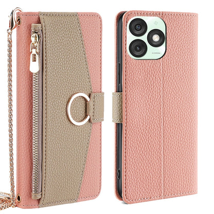 Crossbody Litchi Texture Leather Phone Case, For itel City 200 4G, For itel A100C 4G, For itel A90 4G, For itel A50 4G, For itel RS4 4G, For itel S24 4G, For itel P55+ 4G