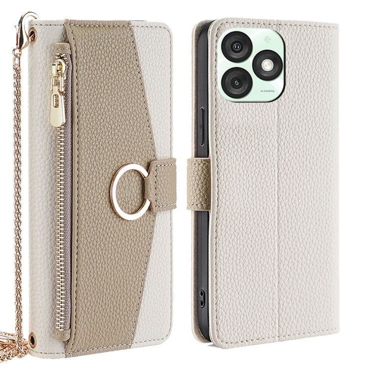 Crossbody Litchi Texture Leather Phone Case, For itel City 200 4G, For itel A100C 4G, For itel A90 4G, For itel A50 4G, For itel RS4 4G, For itel S24 4G, For itel P55+ 4G