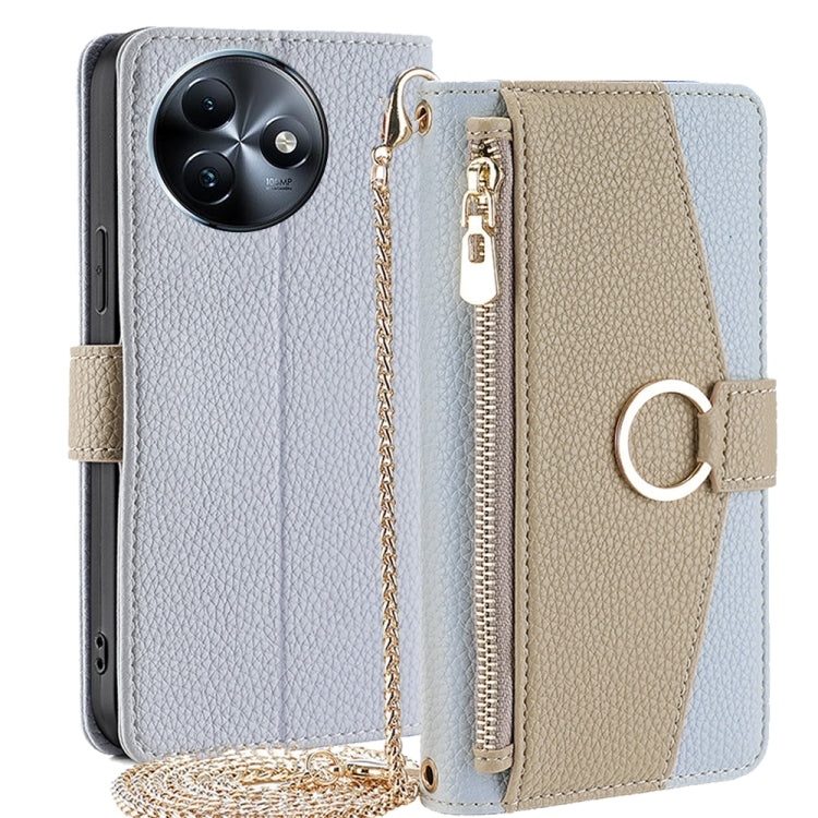 Crossbody Litchi Texture Leather Phone Case, For itel City 200 4G, For itel A100C 4G, For itel A90 4G, For itel A50 4G, For itel RS4 4G, For itel S24 4G, For itel P55+ 4G