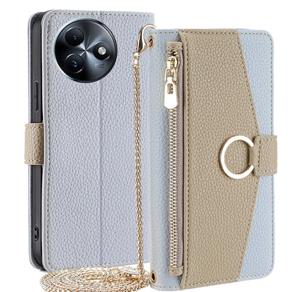 Crossbody Litchi Texture Leather Phone Case, For itel City 200 4G, For itel A100C 4G, For itel A90 4G, For itel A50 4G, For itel RS4 4G, For itel S24 4G, For itel P55+ 4G