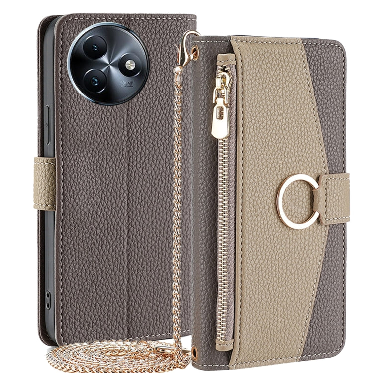 Crossbody Litchi Texture Leather Phone Case, For itel City 200 4G, For itel A100C 4G, For itel A90 4G, For itel A50 4G, For itel RS4 4G, For itel S24 4G, For itel P55+ 4G