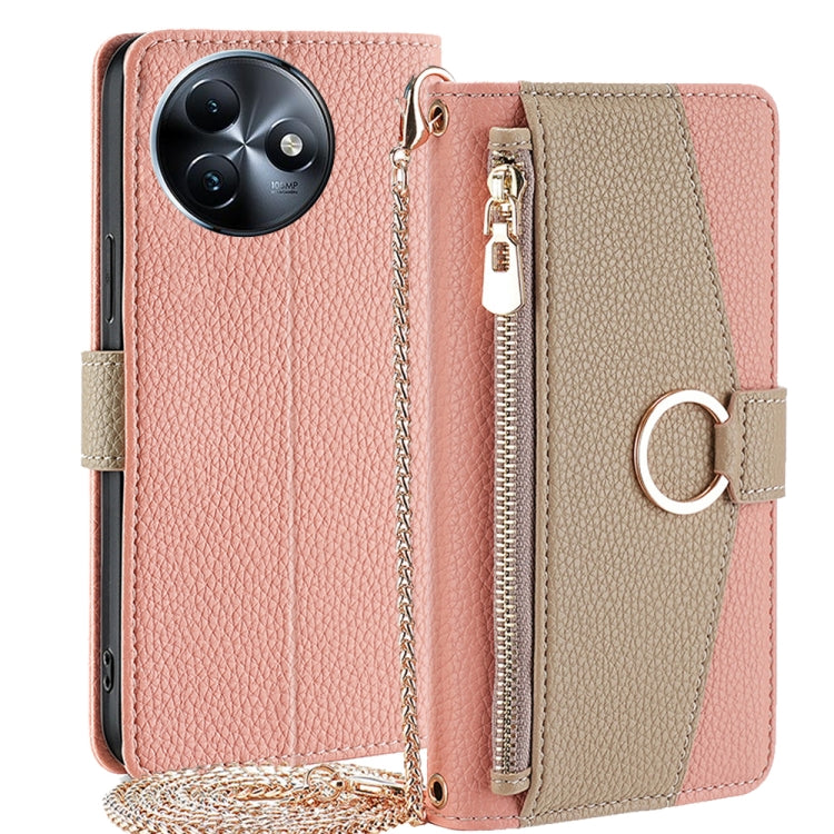 Crossbody Litchi Texture Leather Phone Case, For itel City 200 4G, For itel A100C 4G, For itel A90 4G, For itel A50 4G, For itel RS4 4G, For itel S24 4G, For itel P55+ 4G