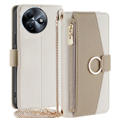 Crossbody Litchi Texture Leather Phone Case, For itel City 200 4G, For itel A100C 4G, For itel A90 4G, For itel A50 4G, For itel RS4 4G, For itel S24 4G, For itel P55+ 4G