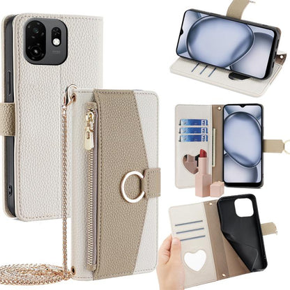 Crossbody Litchi Texture Leather Phone Case, For itel City 200 4G, For itel A100C 4G, For itel A90 4G, For itel A50 4G, For itel RS4 4G, For itel S24 4G, For itel P55+ 4G
