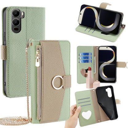 Crossbody Litchi Texture Leather Phone Case, For itel City 200 4G, For itel A100C 4G, For itel A90 4G, For itel A50 4G, For itel RS4 4G, For itel S24 4G, For itel P55+ 4G