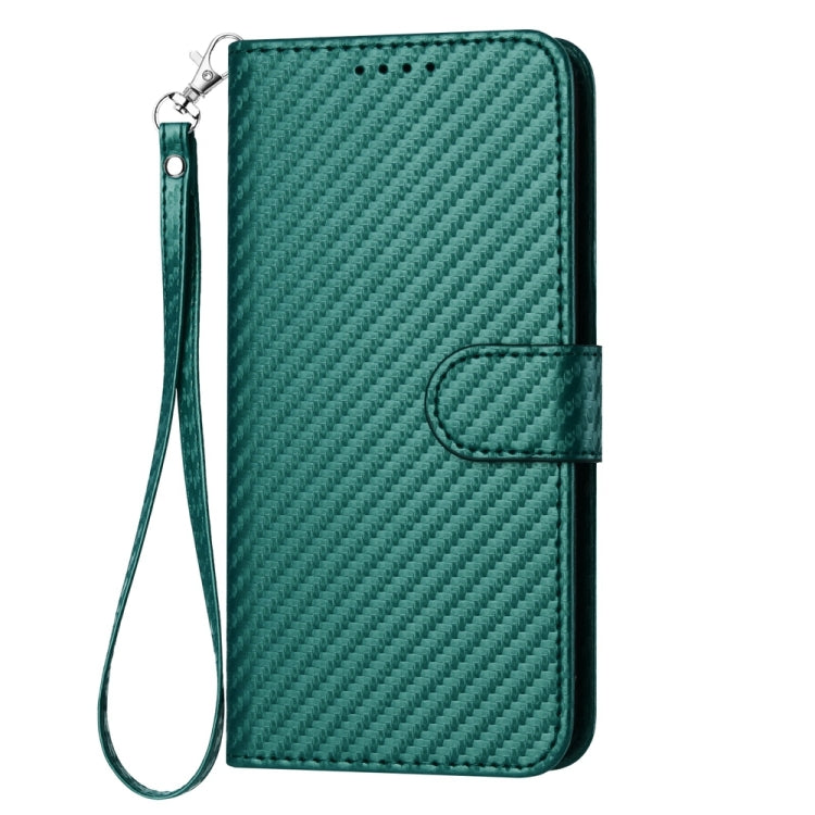 YX0070 Carbon Fiber Buckle Leather Phone Case with Lanyard, For Tecno Camon 20 / 20 Pro 4G, For Tecno Spark 10C, For Tecno Spark 10 4G, For Tecno Spark Go 2023, For Tecno Spark 10 Pro, For Tecno Pova 4, For Tecno Pova 2