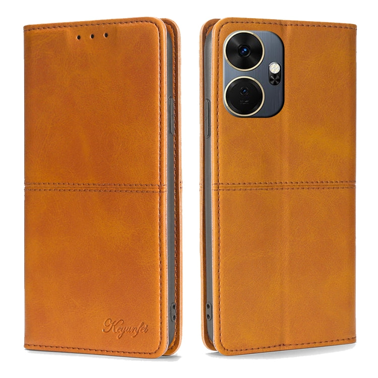 Cow Texture Magnetic Leather Phone Case, For itel City 200 4G, For itel A100C 4G, For itel A90 4G, For itel A50 4G, For itel RS4 4G, For itel S24 4G, For itel P55+ 4G