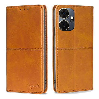Cow Texture Magnetic Leather Phone Case, For itel City 200 4G, For itel A100C 4G, For itel A90 4G, For itel A50 4G, For itel RS4 4G, For itel S24 4G, For itel P55+ 4G