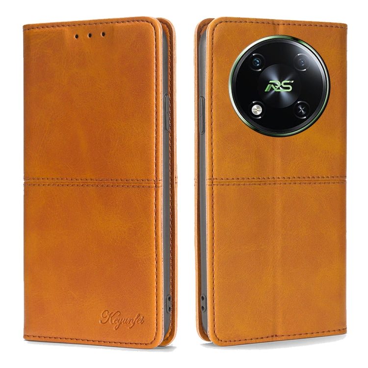 Cow Texture Magnetic Leather Phone Case, For itel City 200 4G, For itel A100C 4G, For itel A90 4G, For itel A50 4G, For itel RS4 4G, For itel S24 4G, For itel P55+ 4G