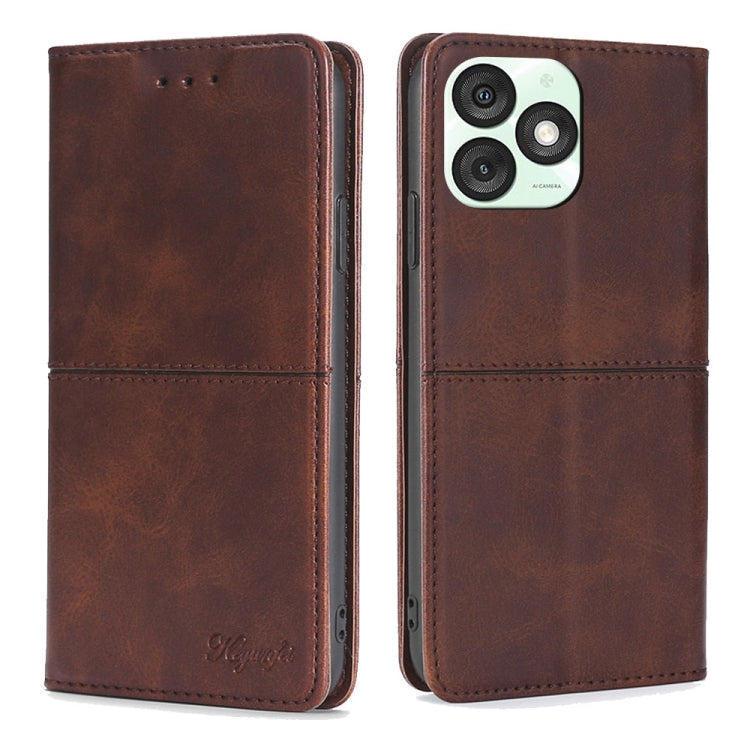 Cow Texture Magnetic Leather Phone Case, For itel City 200 4G, For itel A100C 4G, For itel A90 4G, For itel A50 4G, For itel RS4 4G, For itel S24 4G, For itel P55+ 4G