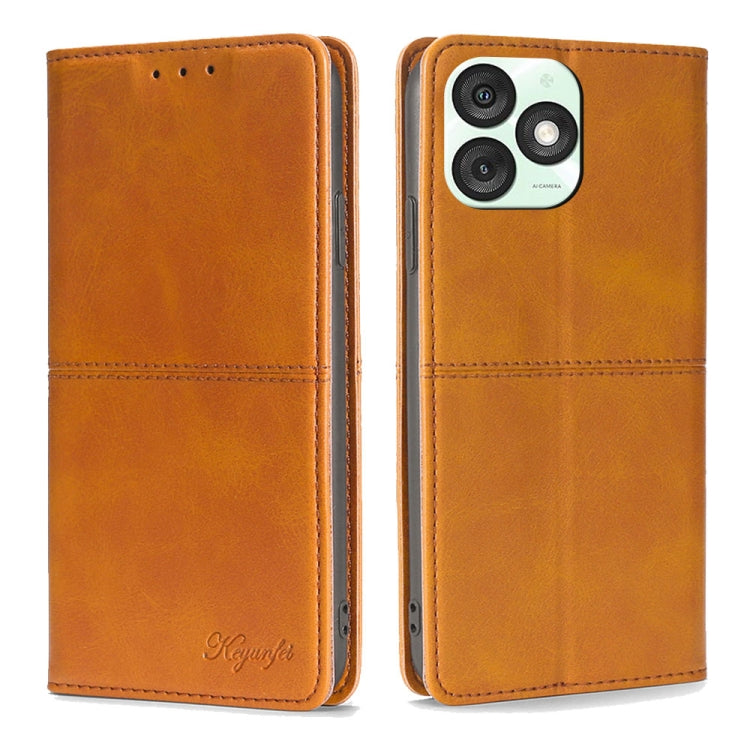 Cow Texture Magnetic Leather Phone Case, For itel City 200 4G, For itel A100C 4G, For itel A90 4G, For itel A50 4G, For itel RS4 4G, For itel S24 4G, For itel P55+ 4G