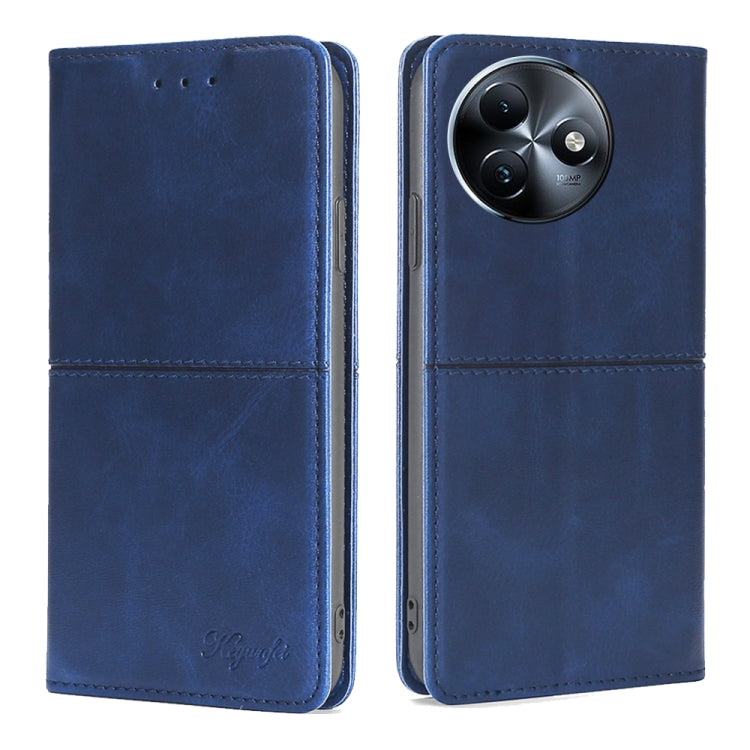 Cow Texture Magnetic Leather Phone Case, For itel City 200 4G, For itel A100C 4G, For itel A90 4G, For itel A50 4G, For itel RS4 4G, For itel S24 4G, For itel P55+ 4G