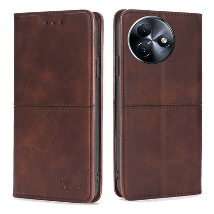 Cow Texture Magnetic Leather Phone Case, For itel City 200 4G, For itel A100C 4G, For itel A90 4G, For itel A50 4G, For itel RS4 4G, For itel S24 4G, For itel P55+ 4G