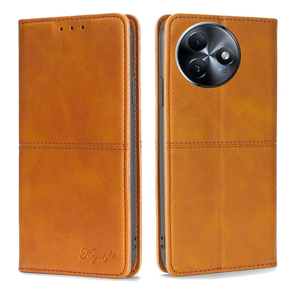 Cow Texture Magnetic Leather Phone Case, For itel City 200 4G, For itel A100C 4G, For itel A90 4G, For itel A50 4G, For itel RS4 4G, For itel S24 4G, For itel P55+ 4G