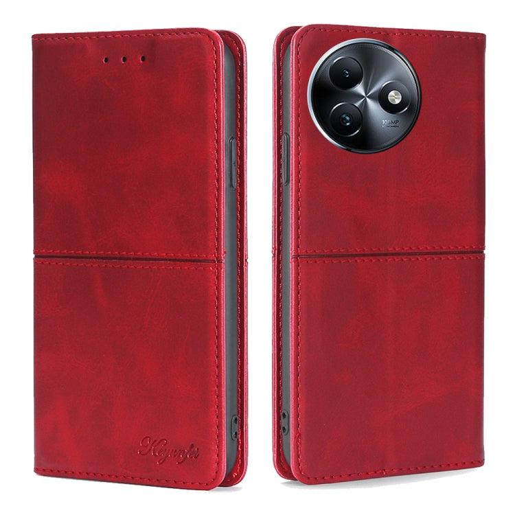 Cow Texture Magnetic Leather Phone Case, For itel City 200 4G, For itel A100C 4G, For itel A90 4G, For itel A50 4G, For itel RS4 4G, For itel S24 4G, For itel P55+ 4G