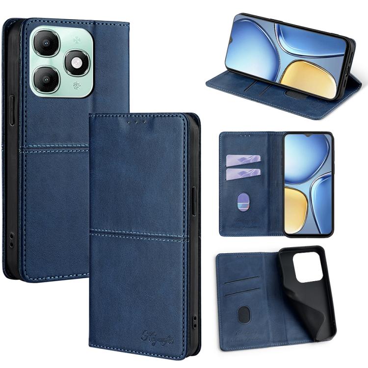 Cow Texture Magnetic Leather Phone Case, For itel City 200 4G, For itel A100C 4G, For itel A90 4G, For itel A50 4G, For itel RS4 4G, For itel S24 4G, For itel P55+ 4G