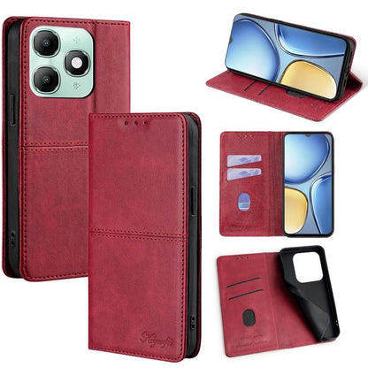 Cow Texture Magnetic Leather Phone Case, For itel City 200 4G, For itel A100C 4G, For itel A90 4G, For itel A50 4G, For itel RS4 4G, For itel S24 4G, For itel P55+ 4G