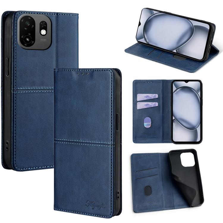 Cow Texture Magnetic Leather Phone Case, For itel City 200 4G, For itel A100C 4G, For itel A90 4G, For itel A50 4G, For itel RS4 4G, For itel S24 4G, For itel P55+ 4G