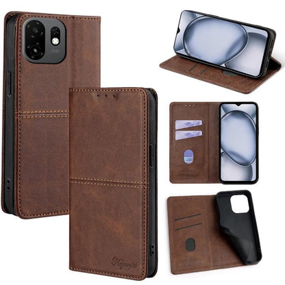 Cow Texture Magnetic Leather Phone Case, For itel City 200 4G, For itel A100C 4G, For itel A90 4G, For itel A50 4G, For itel RS4 4G, For itel S24 4G, For itel P55+ 4G