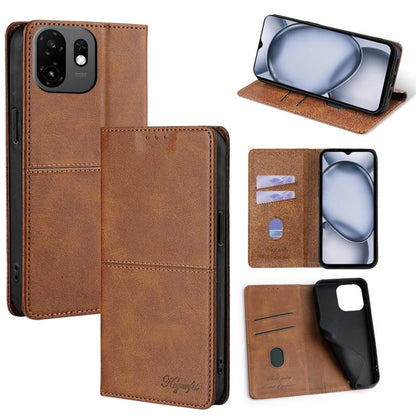 Cow Texture Magnetic Leather Phone Case, For itel City 200 4G, For itel A100C 4G, For itel A90 4G, For itel A50 4G, For itel RS4 4G, For itel S24 4G, For itel P55+ 4G