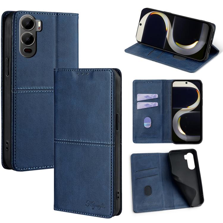 Cow Texture Magnetic Leather Phone Case, For itel City 200 4G, For itel A100C 4G, For itel A90 4G, For itel A50 4G, For itel RS4 4G, For itel S24 4G, For itel P55+ 4G