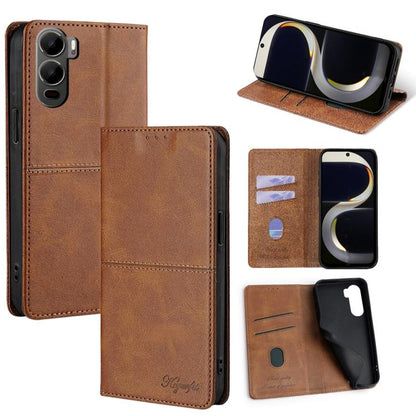 Cow Texture Magnetic Leather Phone Case, For itel City 200 4G, For itel A100C 4G, For itel A90 4G, For itel A50 4G, For itel RS4 4G, For itel S24 4G, For itel P55+ 4G