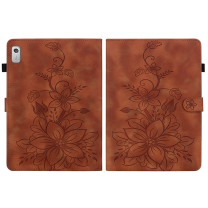 Lily Embossed Leather Tablet Case, For Lenovo Tab M9, For Lenovo Tab P11 Pro Gen 2 11.2, For Lenovo Tab P11 Gen 2 11.5, For Lenovo Tab M10 10.1 3rd Gen, For Lenovo Tab M10 Plus 10.6 3rd Gen, For Lenovo Tab K10, For Lenovo Tab M7 3rd Gen                ...