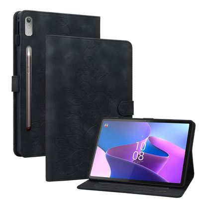 Lily Embossed Leather Tablet Case, For Lenovo Tab M9, For Lenovo Tab P11 Pro Gen 2 11.2, For Lenovo Tab P11 Gen 2 11.5, For Lenovo Tab M10 10.1 3rd Gen, For Lenovo Tab M10 Plus 10.6 3rd Gen, For Lenovo Tab K10, For Lenovo Tab M7 3rd Gen                ...