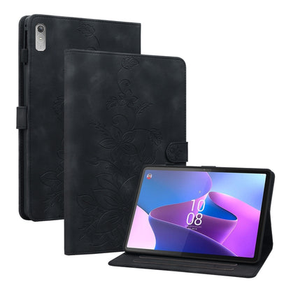 Lily Embossed Leather Tablet Case, For Lenovo Tab M9, For Lenovo Tab P11 Pro Gen 2 11.2, For Lenovo Tab P11 Gen 2 11.5, For Lenovo Tab M10 10.1 3rd Gen, For Lenovo Tab M10 Plus 10.6 3rd Gen, For Lenovo Tab K10, For Lenovo Tab M7 3rd Gen                ...