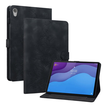 Lily Embossed Leather Tablet Case, For Lenovo Tab M9, For Lenovo Tab P11 Pro Gen 2 11.2, For Lenovo Tab P11 Gen 2 11.5, For Lenovo Tab M10 10.1 3rd Gen, For Lenovo Tab M10 Plus 10.6 3rd Gen, For Lenovo Tab K10, For Lenovo Tab M7 3rd Gen                ...