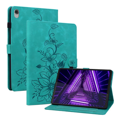 Lily Embossed Leather Tablet Case, For Lenovo Tab M9, For Lenovo Tab P11 Pro Gen 2 11.2, For Lenovo Tab P11 Gen 2 11.5, For Lenovo Tab M10 10.1 3rd Gen, For Lenovo Tab M10 Plus 10.6 3rd Gen, For Lenovo Tab K10, For Lenovo Tab M7 3rd Gen                ...
