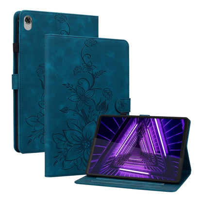 Lily Embossed Leather Tablet Case, For Lenovo Tab M9, For Lenovo Tab P11 Pro Gen 2 11.2, For Lenovo Tab P11 Gen 2 11.5, For Lenovo Tab M10 10.1 3rd Gen, For Lenovo Tab M10 Plus 10.6 3rd Gen, For Lenovo Tab K10, For Lenovo Tab M7 3rd Gen                ...