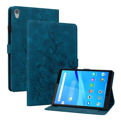 Lily Embossed Leather Tablet Case, For Lenovo Tab M9, For Lenovo Tab P11 Pro Gen 2 11.2, For Lenovo Tab P11 Gen 2 11.5, For Lenovo Tab M10 10.1 3rd Gen, For Lenovo Tab M10 Plus 10.6 3rd Gen, For Lenovo Tab K10, For Lenovo Tab M7 3rd Gen                ...