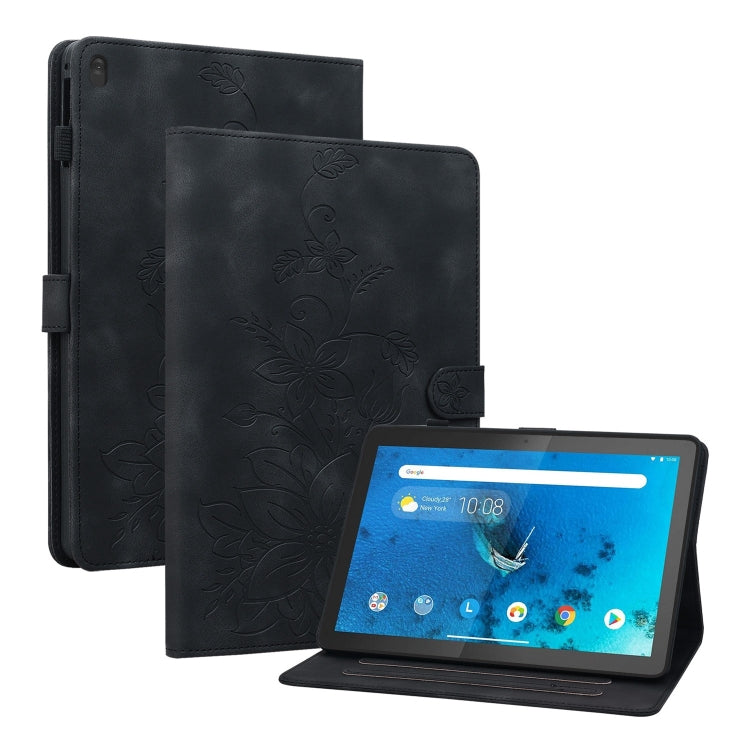 Lily Embossed Leather Tablet Case, For Lenovo Tab M9, For Lenovo Tab P11 Pro Gen 2 11.2, For Lenovo Tab P11 Gen 2 11.5, For Lenovo Tab M10 10.1 3rd Gen, For Lenovo Tab M10 Plus 10.6 3rd Gen, For Lenovo Tab K10, For Lenovo Tab M7 3rd Gen                ...