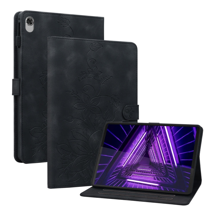 Lily Embossed Leather Tablet Case, For Lenovo Tab M9, For Lenovo Tab P11 Pro Gen 2 11.2, For Lenovo Tab P11 Gen 2 11.5, For Lenovo Tab M10 10.1 3rd Gen, For Lenovo Tab M10 Plus 10.6 3rd Gen, For Lenovo Tab K10, For Lenovo Tab M7 3rd Gen                ...