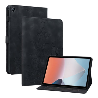 Lily Embossed Leather Tablet Case, For OPPO Pad Mini 8.8 inch 2026, For OPPO Pad SE 11 inch, For OPPO Pad Air