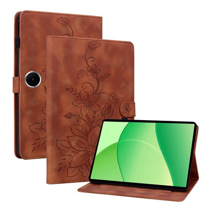 Lily Embossed Leather Tablet Case, For OPPO Pad Mini 8.8 inch 2026, For OPPO Pad SE 11 inch, For OPPO Pad Air
