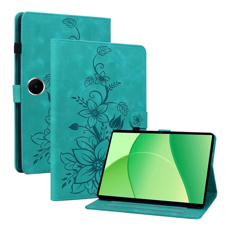 Lily Embossed Leather Tablet Case, For OPPO Pad Mini 8.8 inch 2026, For OPPO Pad SE 11 inch, For OPPO Pad Air