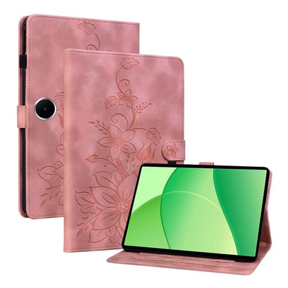 Lily Embossed Leather Tablet Case, For OPPO Pad Mini 8.8 inch 2026, For OPPO Pad SE 11 inch, For OPPO Pad Air