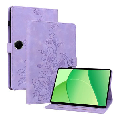 Lily Embossed Leather Tablet Case, For OPPO Pad Mini 8.8 inch 2026, For OPPO Pad SE 11 inch, For OPPO Pad Air