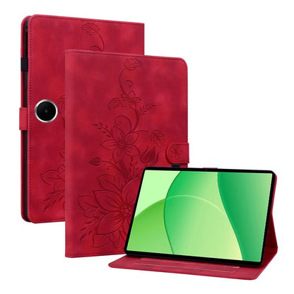 Lily Embossed Leather Tablet Case, For OPPO Pad Mini 8.8 inch 2026, For OPPO Pad SE 11 inch, For OPPO Pad Air