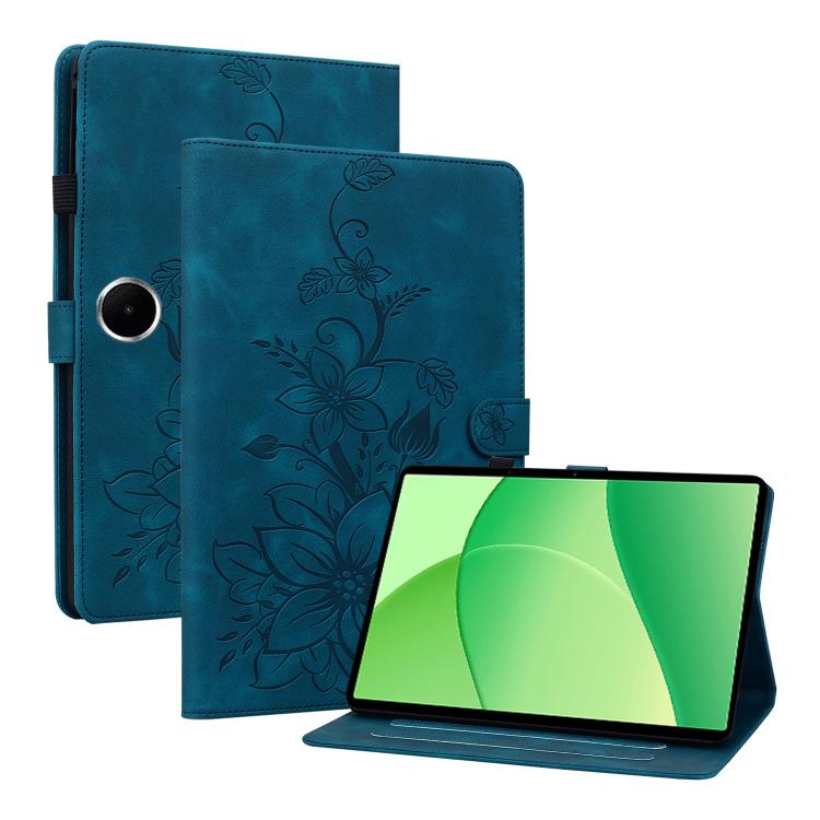 Lily Embossed Leather Tablet Case, For OPPO Pad Mini 8.8 inch 2026, For OPPO Pad SE 11 inch, For OPPO Pad Air