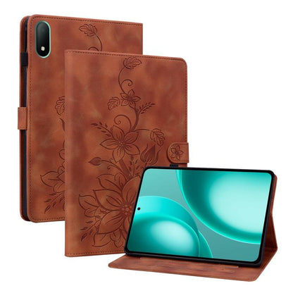 Lily Embossed Leather Tablet Case, For OPPO Pad Mini 8.8 inch 2026, For OPPO Pad SE 11 inch, For OPPO Pad Air