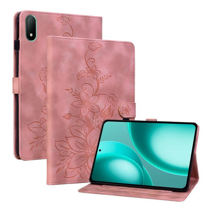 Lily Embossed Leather Tablet Case, For OPPO Pad Mini 8.8 inch 2026, For OPPO Pad SE 11 inch, For OPPO Pad Air