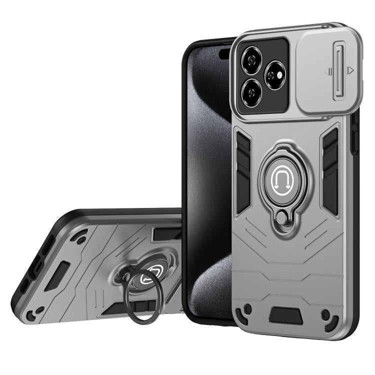Camshield Ring Holder Phone Case, For ZTE Blade A56 4G, For ZTE Blade V70 Vita, For ZTE Axon 60, For ZTE Blade A54
