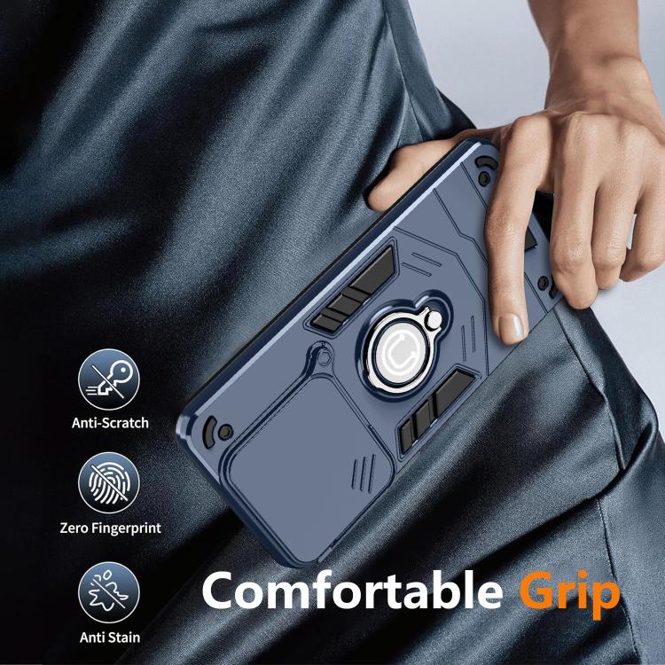 Camshield Ring Holder Phone Case, For ZTE Blade A56 4G, For ZTE Blade V70 Vita, For ZTE Axon 60, For ZTE Blade A54