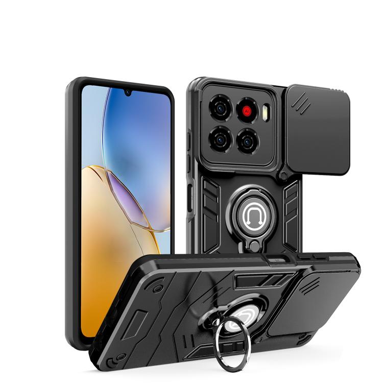 Camshield Ring Holder Phone Case, For ZTE Blade A56 4G, For ZTE Blade V70 Vita, For ZTE Axon 60, For ZTE Blade A54