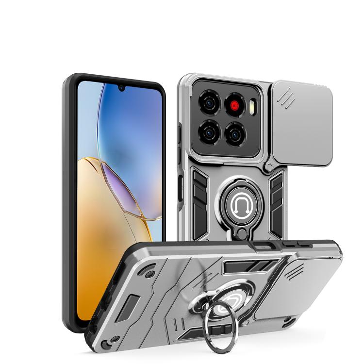 Camshield Ring Holder Phone Case, For ZTE Blade A56 4G, For ZTE Blade V70 Vita, For ZTE Axon 60, For ZTE Blade A54
